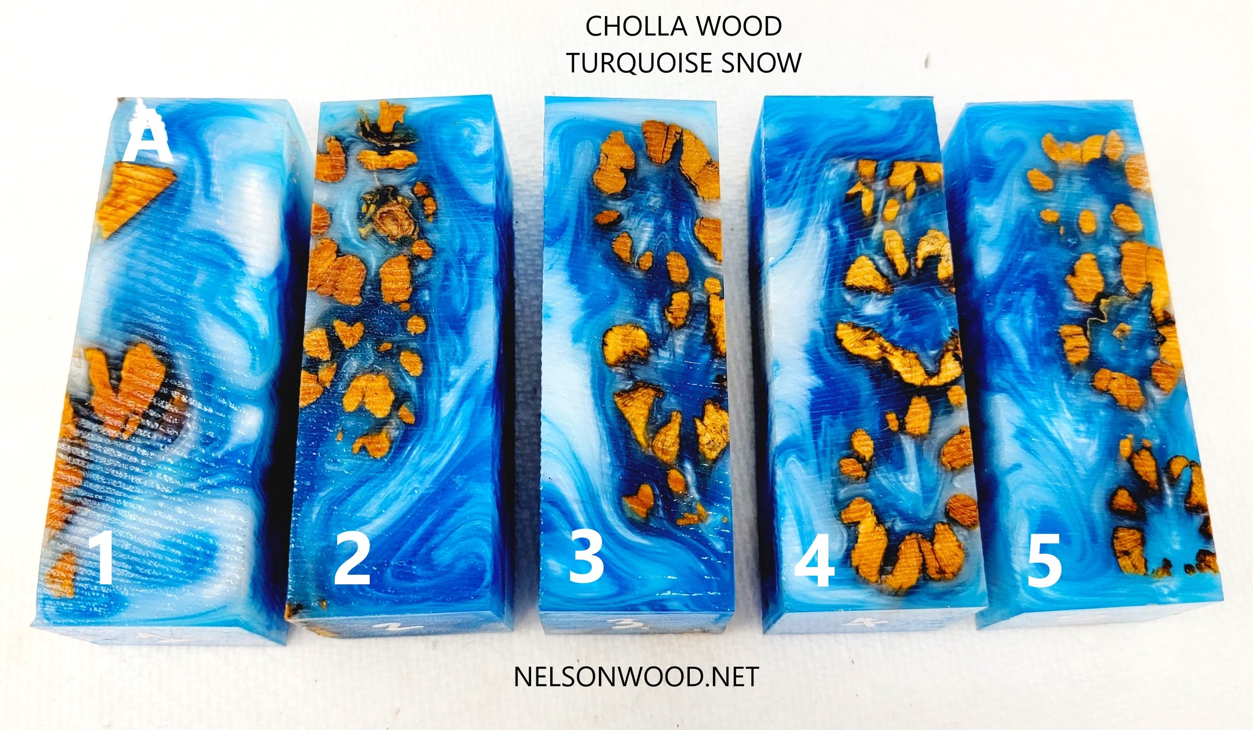 Cholla Wood Turquoise Snow Handcrafted Wood Crochet Hook Texas Artist Bryan  Nelson